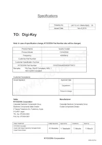 CX3225SA40000D0PTWCC Datasheet Copertura