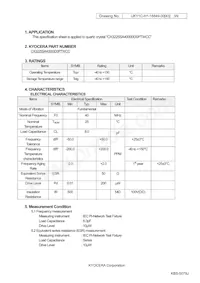 CX3225SA40000D0PTWCC Datasheet Page 3