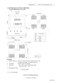 CX3225SA40000D0PTWCC Datasheet Page 4