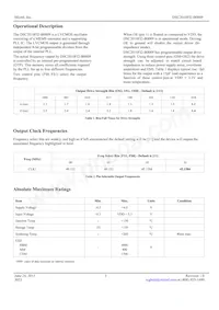 DSC2010FI2-B0009 Datasheet Page 3