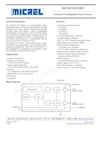 DSC2011FI2-F0017T Datasheet Cover