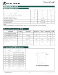 ECLAMP0504T.TCT Datasheet Page 2