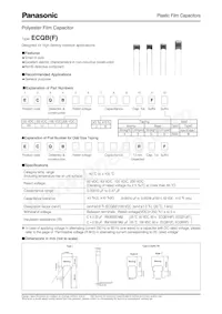 ECQ-B1153KF5 Datasheet Cover