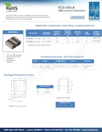 ECS-CR2-12.00-A-TR Datasheet Cover