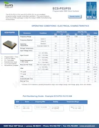 ECS-UPO-3X5-FXT數據表 封面