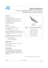 EMIF06-MSD04F3 Datasheet Cover