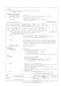 EVU-TUAB16B54 Datasheet Pagina 2