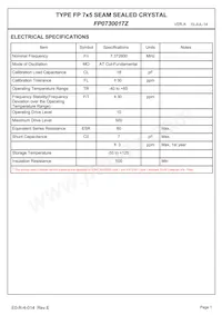 FP0730017Z Datasheet Page 3