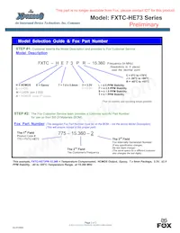 FXTC-HE73PR-44 MHZ數據表 頁面 2