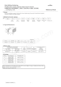 GJM0335C1ER36WB01D Datasheet Cover