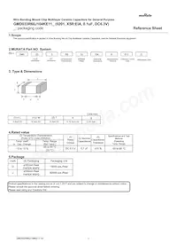 GMD033R60J104KE11D Datasheet Copertura