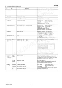 GMD033R60J104KE11D Datasheet Pagina 2