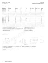 HCM0703-150-R Datasheet Pagina 2