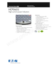 HCP0605-R10-R數據表 封面