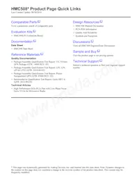 HMC508LP5 Datasheet Page 2