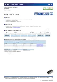 MEA2010L50R0 Datasheet Copertura