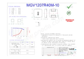 MGV1207R40M-10數據表 封面