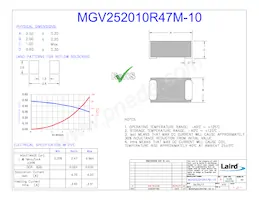 MGV252010R47M-10 Datenblatt Cover