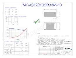 MGV252010SR33M-10 Datasheet Cover