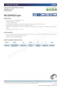 MLG0402Q4N0BT000 Datenblatt Cover