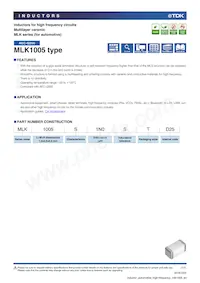 MLK1005SR15JTD25 Datasheet Cover