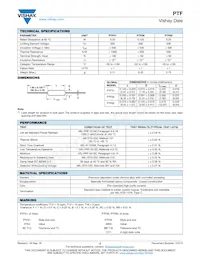 PTF659K9000AYEK Datasheet Page 2