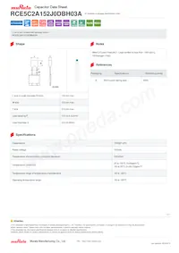 RCE5C2A152J0DBH03A Datasheet Cover