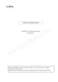 RDEF51H104Z0K1H03B Datasheet Cover