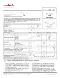 RO3144E-2 Datenblatt Cover