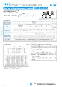 RVZ-10V242MIET-R5 Datasheet Cover