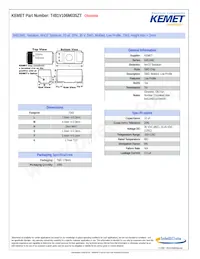 T491V106M035ZT Datenblatt Cover