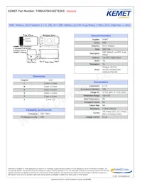 T495A475K010ZTE2K0 Datenblatt Cover