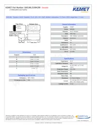 T495B106K016ZTA2K5 Datasheet Copertura