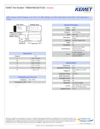 T495D476K016ZTE150 Datenblatt Cover