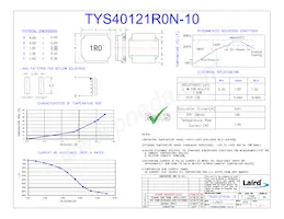 TYS40121R0N-10 Datasheet Cover