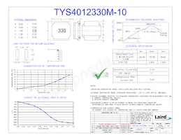 TYS4012330M-10 Datasheet Cover