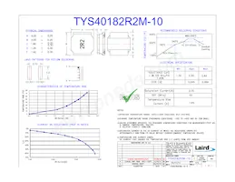 TYS40182R2M-10 Datasheet Cover