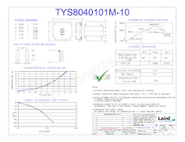 TYS8040101M-10 Datasheet Cover