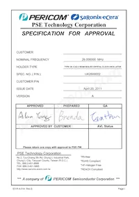 UK2600002 Datasheet Cover