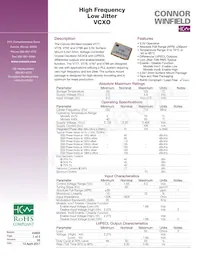 V788-625.0M Datasheet Cover