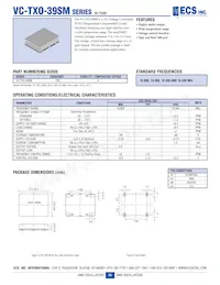 VC-TXO-39SM-128-TR Datasheet Cover