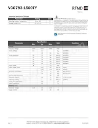 VCO793-1500TY Datasheet Page 2