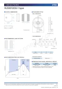 VLS3012CX-470M-1 Datasheet Page 3