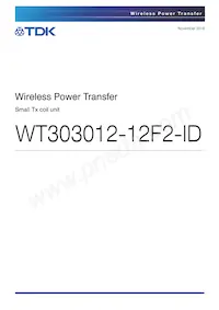 WT303012-12F2-ID Datasheet Cover