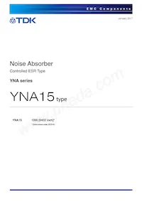 YNA15B3A0G105MT009N數據表 封面