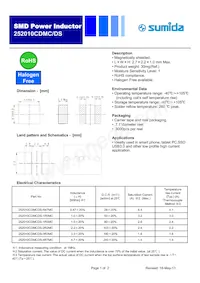252010CDMCDS-4R7MC Datasheet Cover