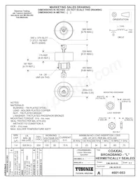 4601-053LF 데이터 시트 표지