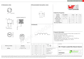 744732331 Datasheet Cover