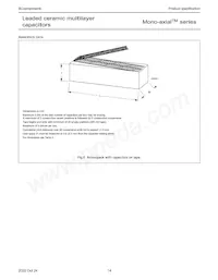 A103M15Z5UF5TAA Datasheet Page 14