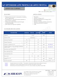 ABM10-166-12.000MHZ-T3 Datasheet Cover